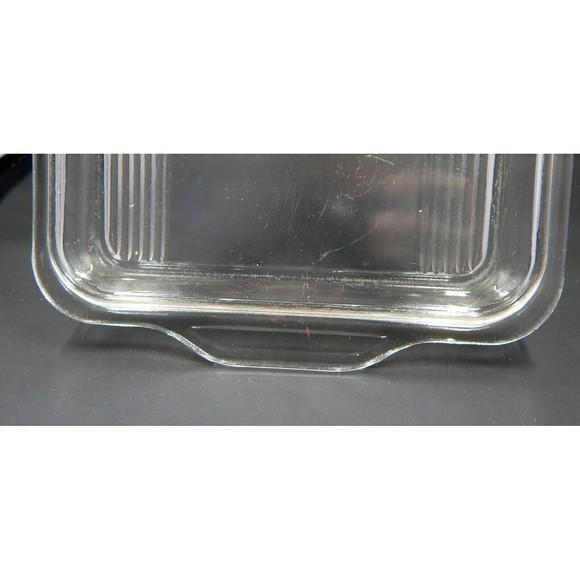 Pyrex Primary Yellow 503-B Refrigerator Dish 503-C Clear Ribbed Lid Handles - Picture 16 of 16